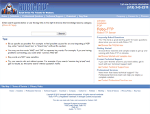Tablet Screenshot of kb.robo-ftp.com